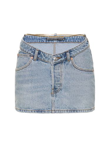 Minirock Aus Denim - ALEXANDER WANG - Modalova