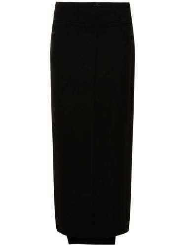 Heritage Tech Crepe Maxi Skirt - COURREGES - Modalova