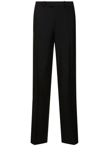 Wool Formal Straight Pants - BURBERRY - Modalova