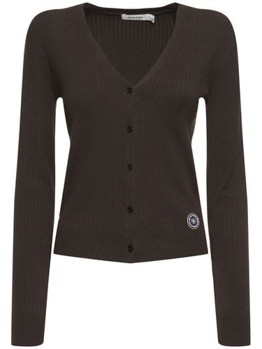 Srhwc Ribbed Cardigan - SPORTY & RICH - Modalova