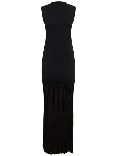 Plissé-knitted Viscose Evening Gown - TOTEME - Modalova