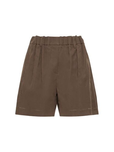 Shorts De Gasa De Algodón - BRUNELLO CUCINELLI - Modalova