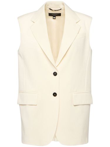 Donna Stretch Wool Vest W/ Buttons - WEEKEND MAX MARA - Modalova