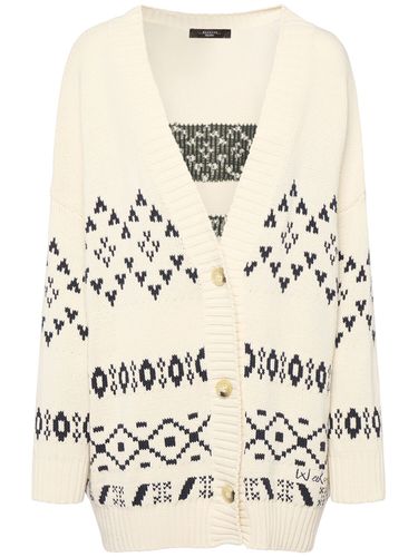 Acacia Embroidered Cotton Blend Cardigan - WEEKEND MAX MARA - Modalova