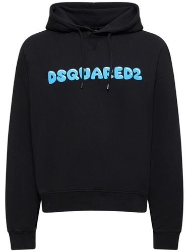 Sudadera De Algodón Con Capucha - DSQUARED2 - Modalova