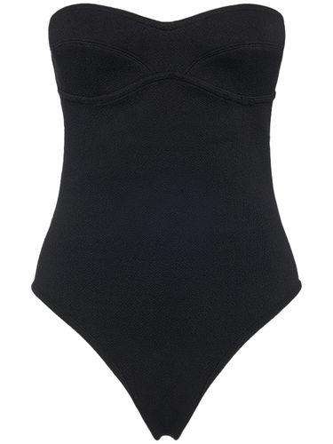 Body Bustier In Nylon Testurizzato - BOTTEGA VENETA - Modalova