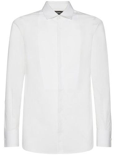 Camicia Smoking Slim Fit In Cotone - DSQUARED2 - Modalova