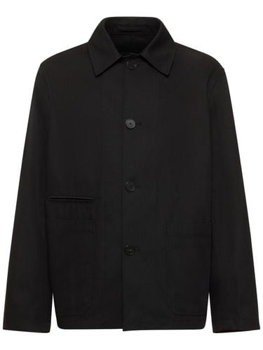 Cotton Blend Coach Jacket - LANVIN - Modalova