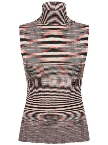 Top De Punto Acanalado De Cashmere Y Seda - MISSONI - Modalova