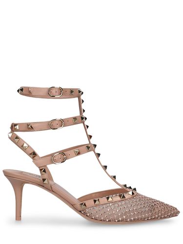 Mm Hohe Mesh-pumps „rockstud“ - VALENTINO GARAVANI - Modalova