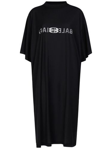 T-shirt-kleid Aus Baumwolle „inside Out“ - BALENCIAGA - Modalova