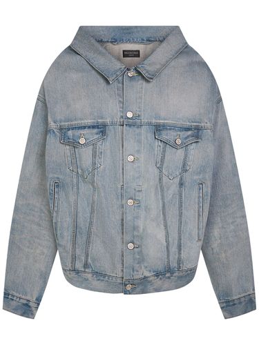 Chaqueta De Denim De Algodón - BALENCIAGA - Modalova