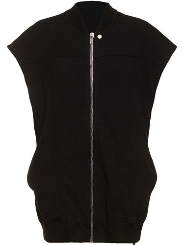 Gilet In Jersey Con Zip - RICK OWENS DRKSHDW - Modalova