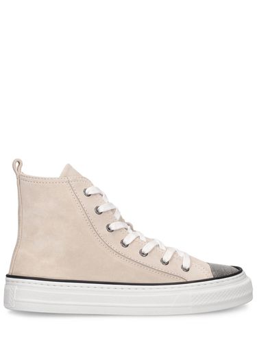 Mm Suede High Top Sneakers - BRUNELLO CUCINELLI - Modalova