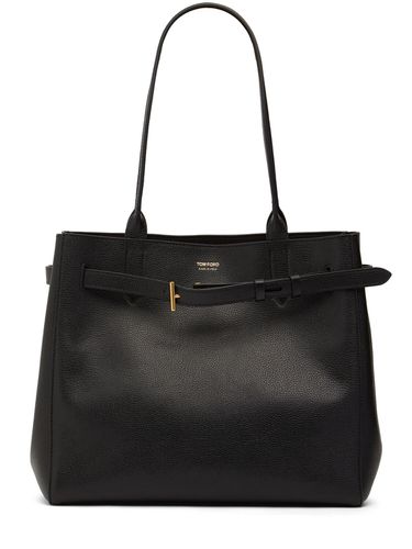 Bolso Tote Mediano Audrey De Piel De Grano - TOM FORD - Modalova