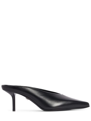 Mm Hohe Leder-mules „mm“ - MAX MARA - Modalova