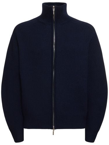 Le Cardigan Zippé Wool Knit Cardigan - JACQUEMUS - Modalova