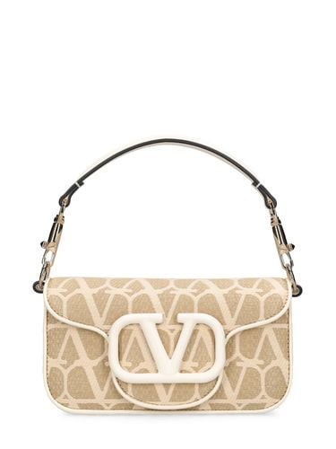 Bolso De Mano Pequeño Locò De Lona - VALENTINO GARAVANI - Modalova