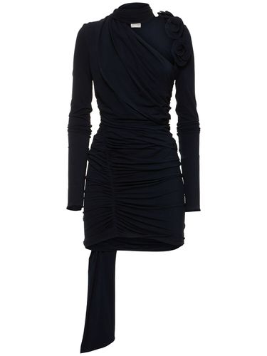 Draped Jersey Mini Dress W/scarf - MAGDA BUTRYM - Modalova