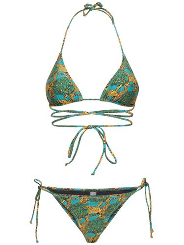 Bikini Triangular Con Estampado - REINA OLGA - Modalova