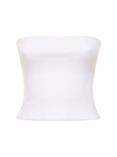 Strapless Opaque Stretch Jersey Top - WARDROBE.NYC - Modalova