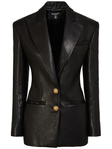 Lederjacke - BALMAIN - Modalova