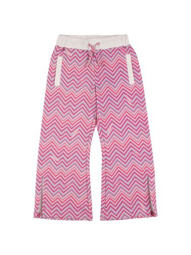 Pantalones De Algodón Jersey - MISSONI - Modalova