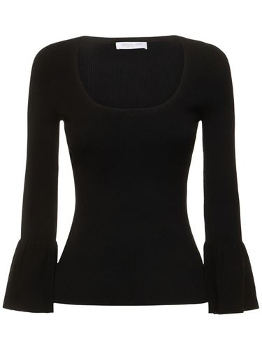 Bell Sleeve Viscose Jersey Top - MICHAEL KORS COLLECTION - Modalova