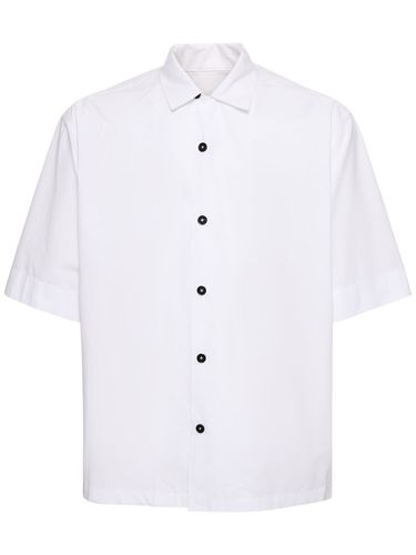 Camisa De Algodón Con Manga Corta - JIL SANDER - Modalova