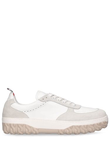 Sneakers Mit Zopfstrickmuster-sohle „letterman“ - THOM BROWNE - Modalova