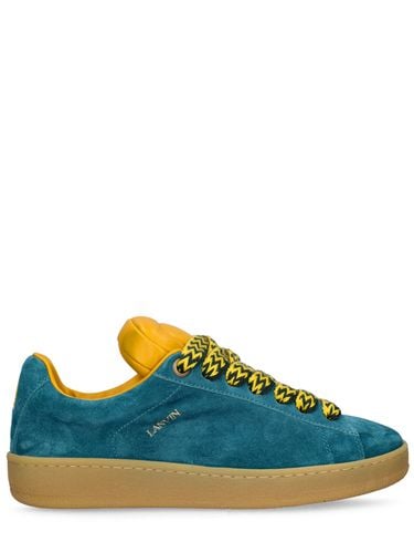 Curb Lite In Full Suede Sneakers - LANVIN - Modalova