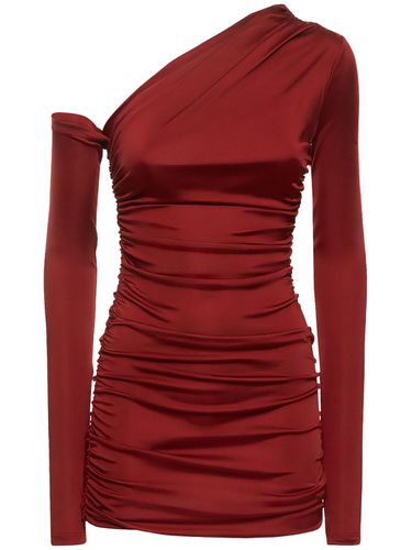 Vestido Midi De Jersey Drapeado Stretch - THE ANDAMANE - Modalova