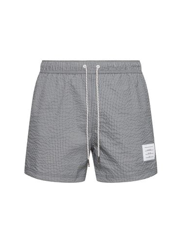 Shorts Mare In Seersucker - THOM BROWNE - Modalova