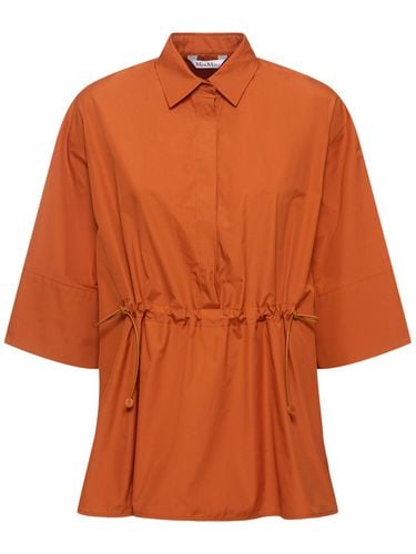 Camicia In Popeline Di Cotone / Coulisse - MAX MARA - Modalova