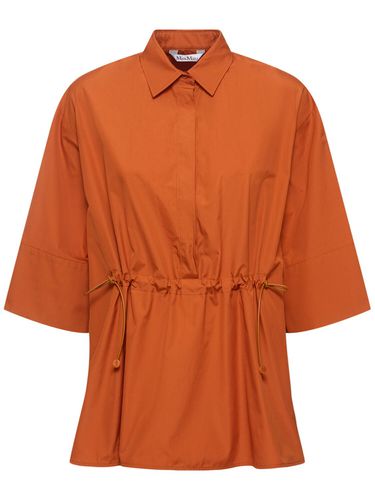 Camisa De Popelina De Algodón - MAX MARA - Modalova