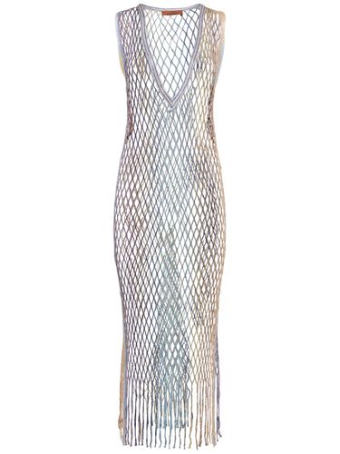 Langes Kleid Aus Lurexnetz - MISSONI - Modalova