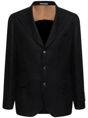 Blazer Aus Leinenmischung „deconstructed“ - BRUNELLO CUCINELLI - Modalova