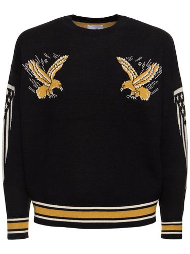 Rhude Eagle Souvenir Cotton Sweater - RHUDE - Modalova