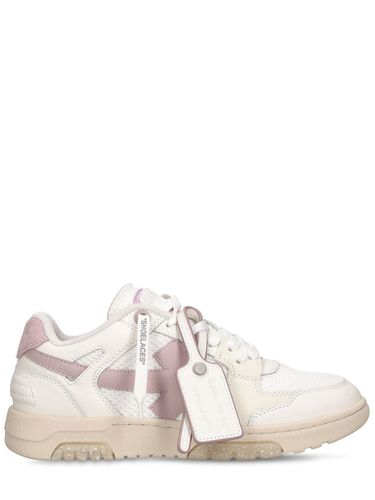 Mm Slim Out Of Office Leather Sneakers - OFF-WHITE - Modalova