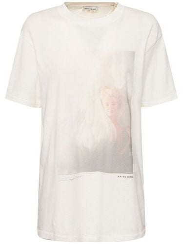 Lili Cotton Jersey T-shirt - ANINE BING - Modalova