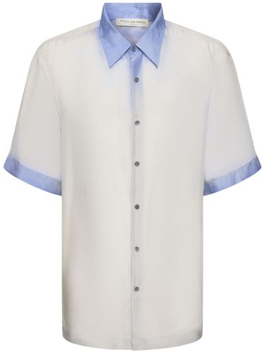 Camisa De Seda Con Manga Corta - DRIES VAN NOTEN - Modalova