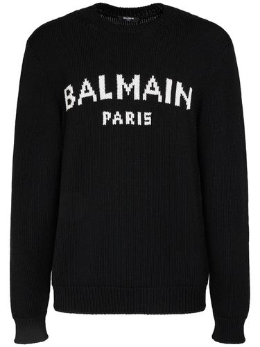 Bestickter Wollsweater - BALMAIN - Modalova