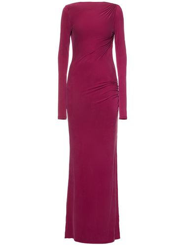 Langes, Hinten Offenes Jersey-kleid „sophie“ - THE ANDAMANE - Modalova