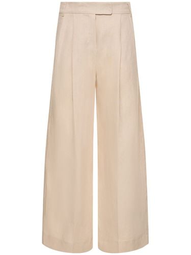 Lira Linen Pleated Wide Pants - 'S MAX MARA - Modalova