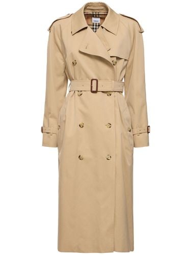 Bellever Cotton Gabardine Trench Coat - BURBERRY - Modalova