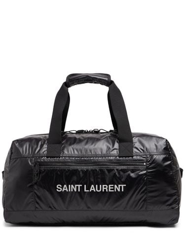 Bolso Duffle De Nylon Ripstop Con Logo - SAINT LAURENT - Modalova