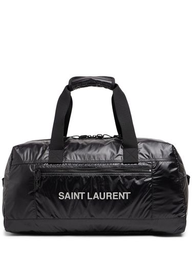 Borsone In Nylon Ripstop Con Logo - SAINT LAURENT - Modalova