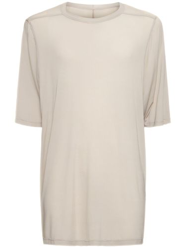 Camiseta De Cupro Stretch - RICK OWENS - Modalova