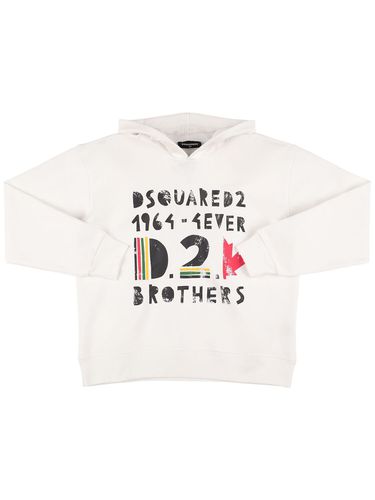 Sudadera Con Capucha Y Estampado - DSQUARED2 - Modalova