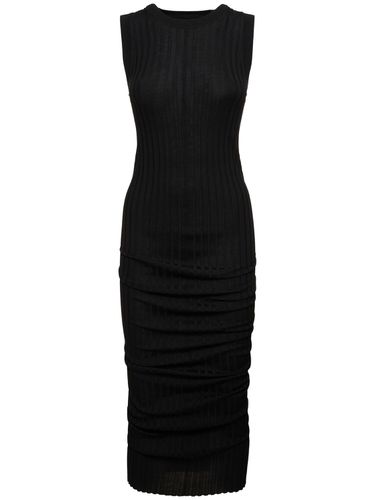 Twist Fine Ribbed Wool Dress - MARC JACOBS - Modalova